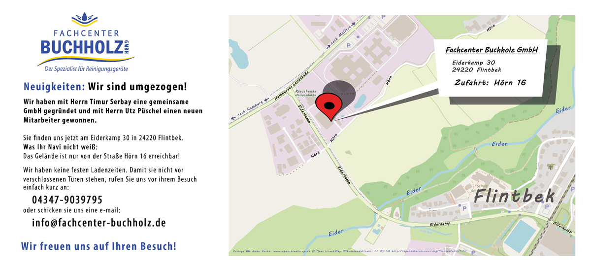 Unsere neue Adresse